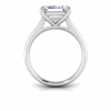 2.5 Ct Emerald Moissanite Engagement Ring